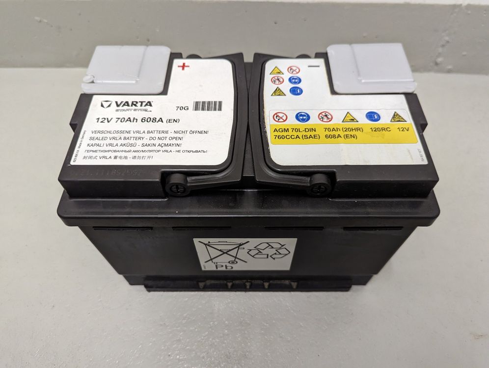 Varta AGM 70Ah 608A Kaufen auf Ricardo