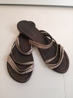 🤩TAMARIS RIEMEN SANDALEN BRAUN MIT NIETEN & GUMMISOHLEN