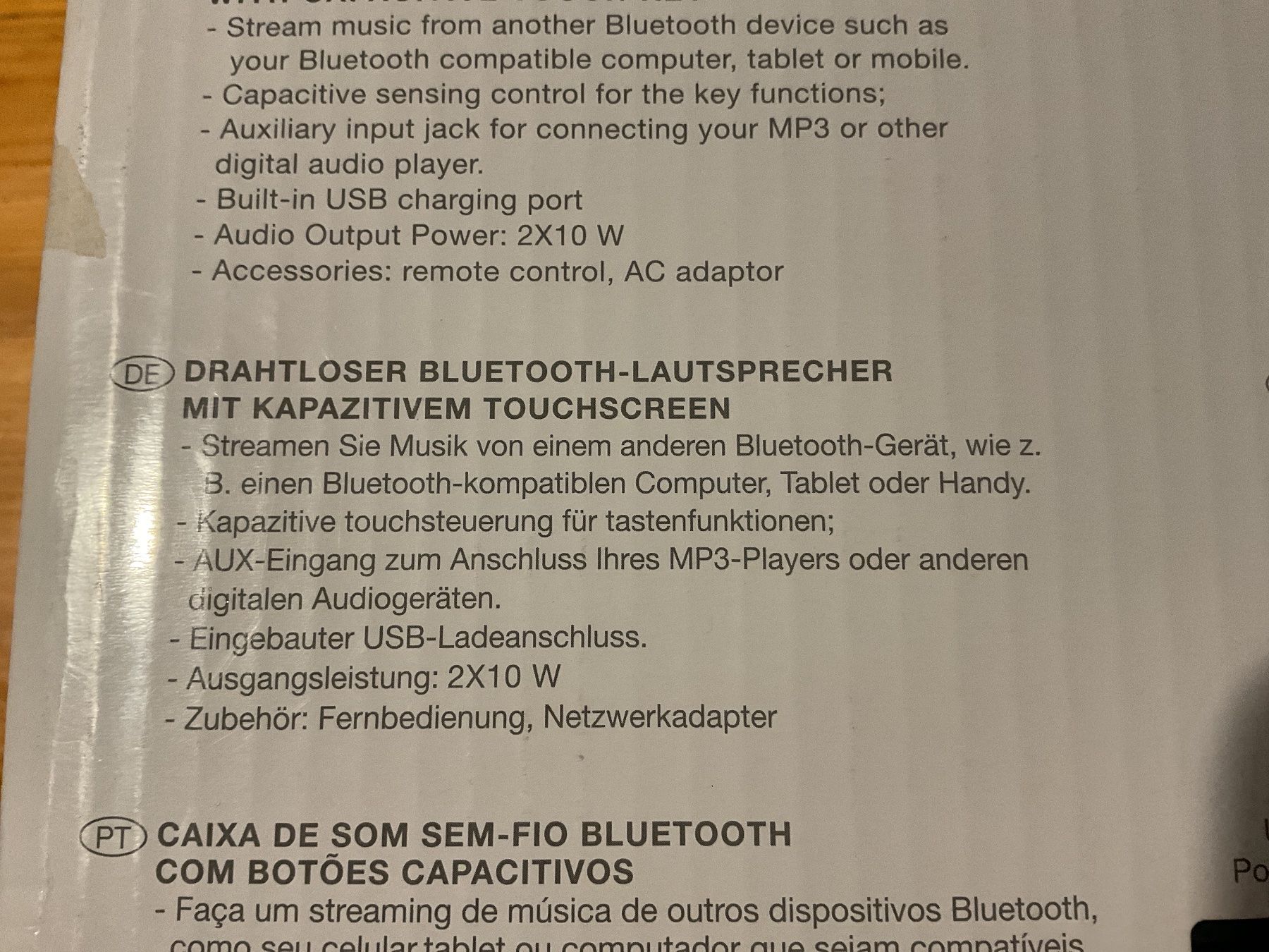 Casse acustiche: Muse M-080 BT Bluetooth Lautsprecher - Super Sound! – Nuovo e nell'imballaggio originale da Uster venduto da Hotelliquidation 1