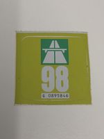 Autobahnvignette 1998