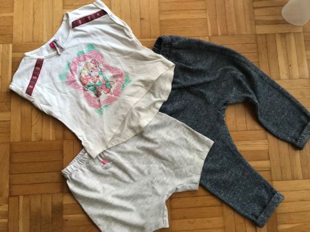 T-Shirt Orchestra + Shorts + Hose Zara Grösse 92 -Porto 3.40