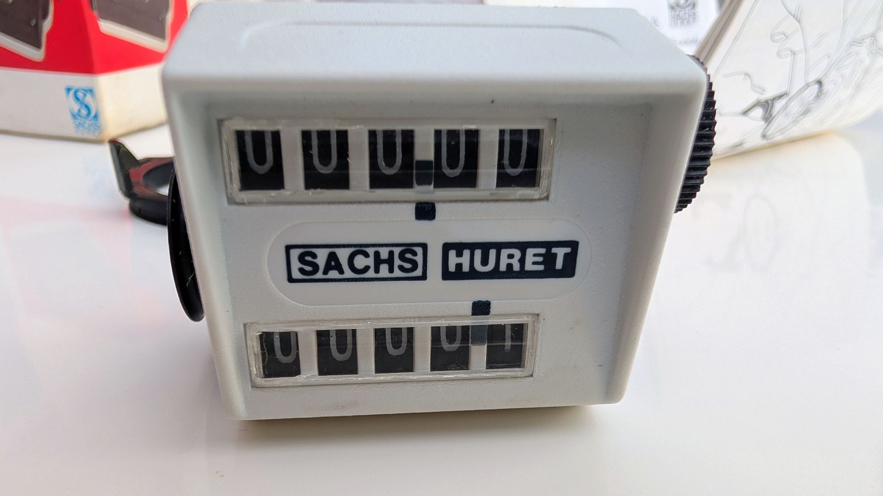 Messen: Vintage Sachs Huret Multito Cyclometer  – Neu und originalverpackt aus Oberriet SG von Bokost 1