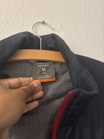 Icebreaker Merino Jacke für Herren, Größe M, dunkelblau