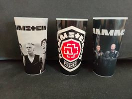 9 Rammstein Konzert-Becher  Europe Stadium Tour 2019 & 2023