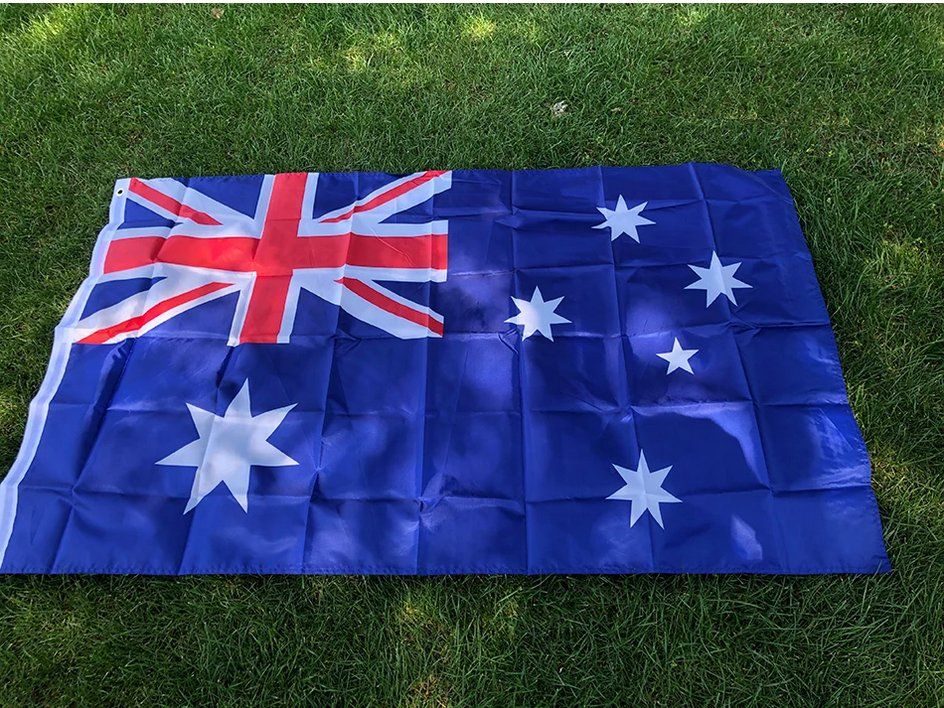 Bandiere: 3x Australische Flagge - 90x150cm / Drapeau Australie – Nuovo e nell'imballaggio originale da Bussigny venduto da NATURALO