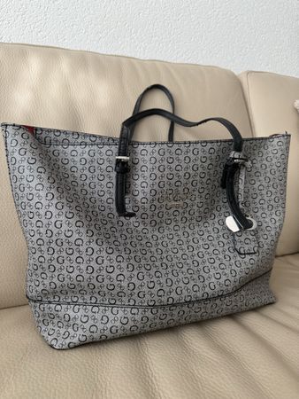 Original Guess Shopper Grau/Schwarz guter Zustand!