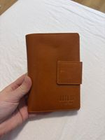 0714 Portemonnaie Büffelleder orange neu