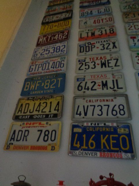 Insegne: Tolle alte farbig USA Auto Nummern Sammlung 45 Stk Oldtimer – Usato da Bürglen TG venduto da Nobi99 2