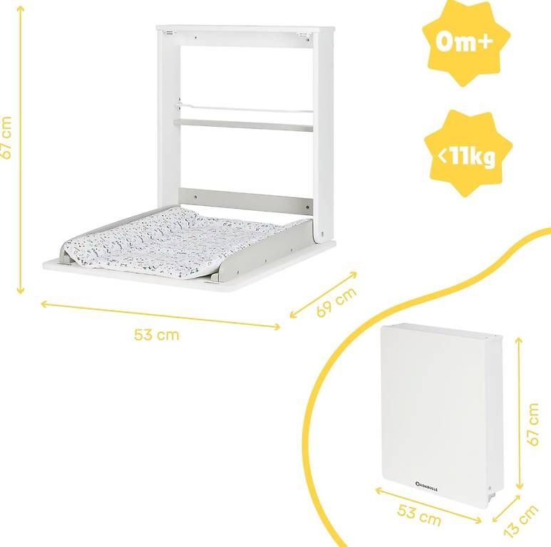 Fasciatoi & Accessori: Badabulle Wickeltisch klappbar – Usato da Siegershausen venduto da Paddy218 4