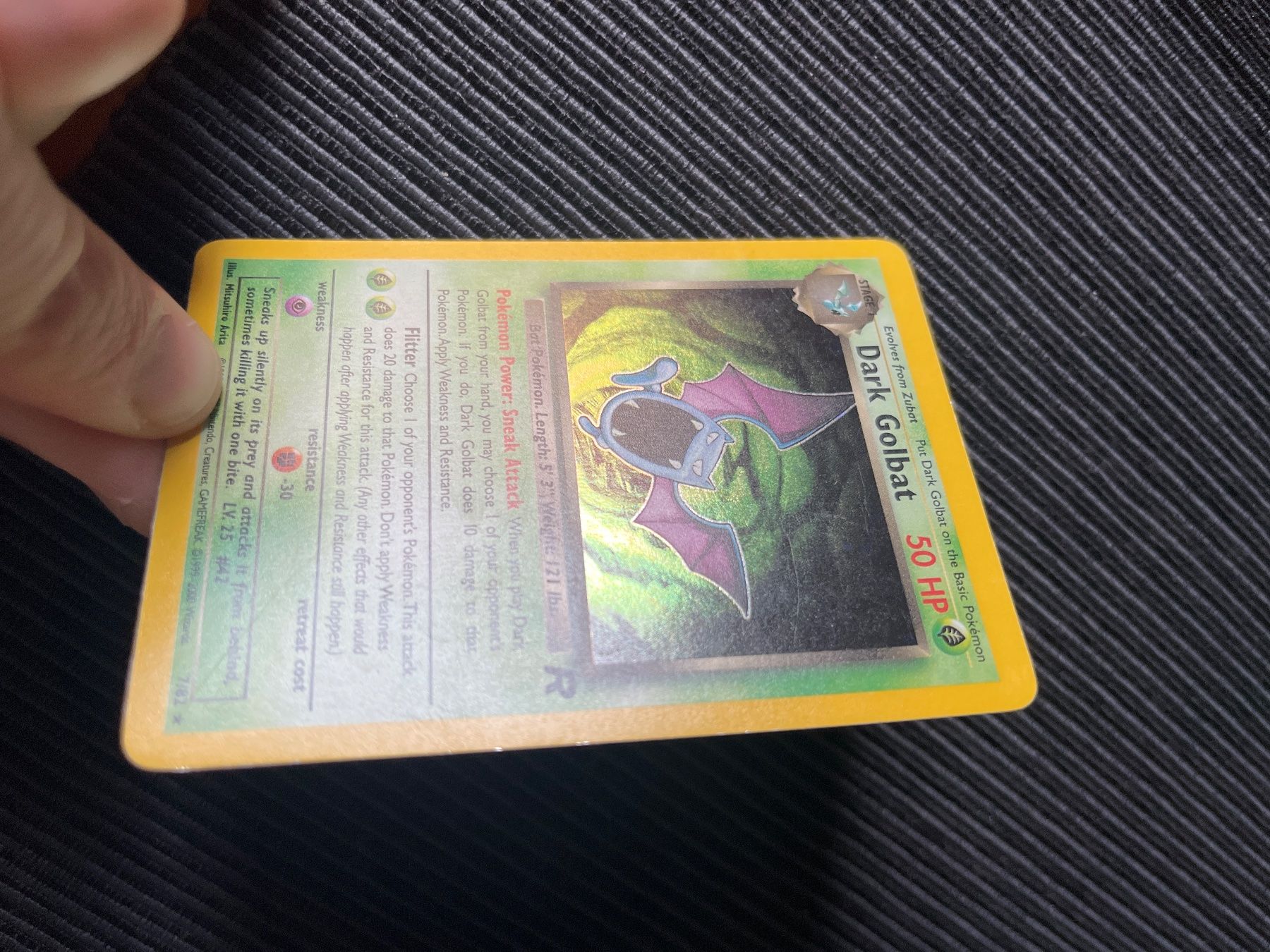 Pokémon Carte collezionabili: Pokemon Dark Golbat holo Team Rocket Set englisch – Usato da Wabern venduto da Collectfun 1