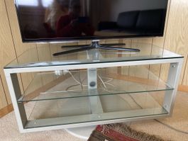 TV-Möbel Metall und Glas