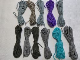 Paracord 2mm Mix - 11 x 5Meter