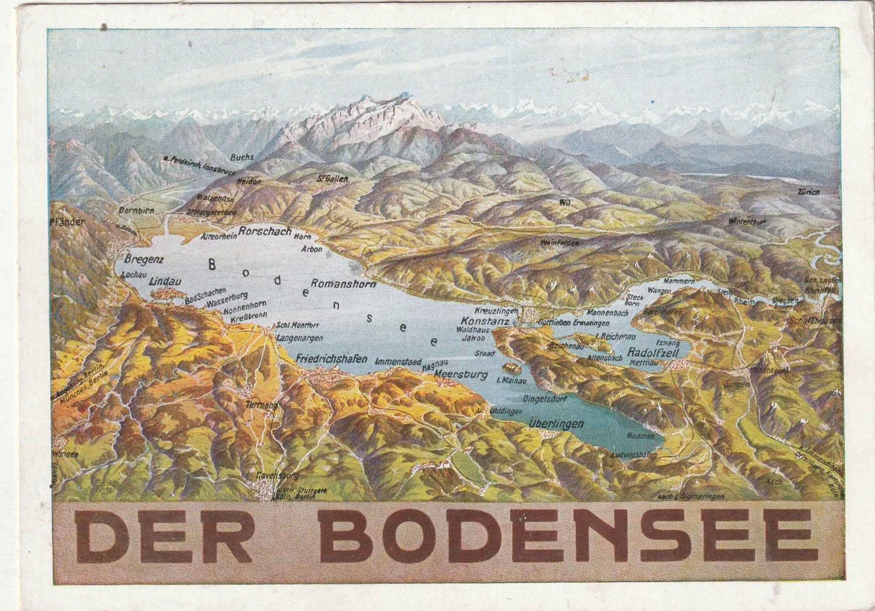 Cartoline postali: Der Bodensee – Usato da Lumbrein venduto da made02