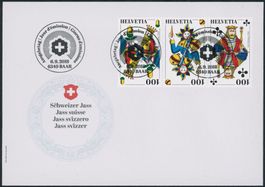 2018 - Schweizer Jass - Zusammenhängende - FDC - ET Voll