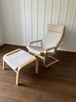 Ikea Poäng Sessel beige