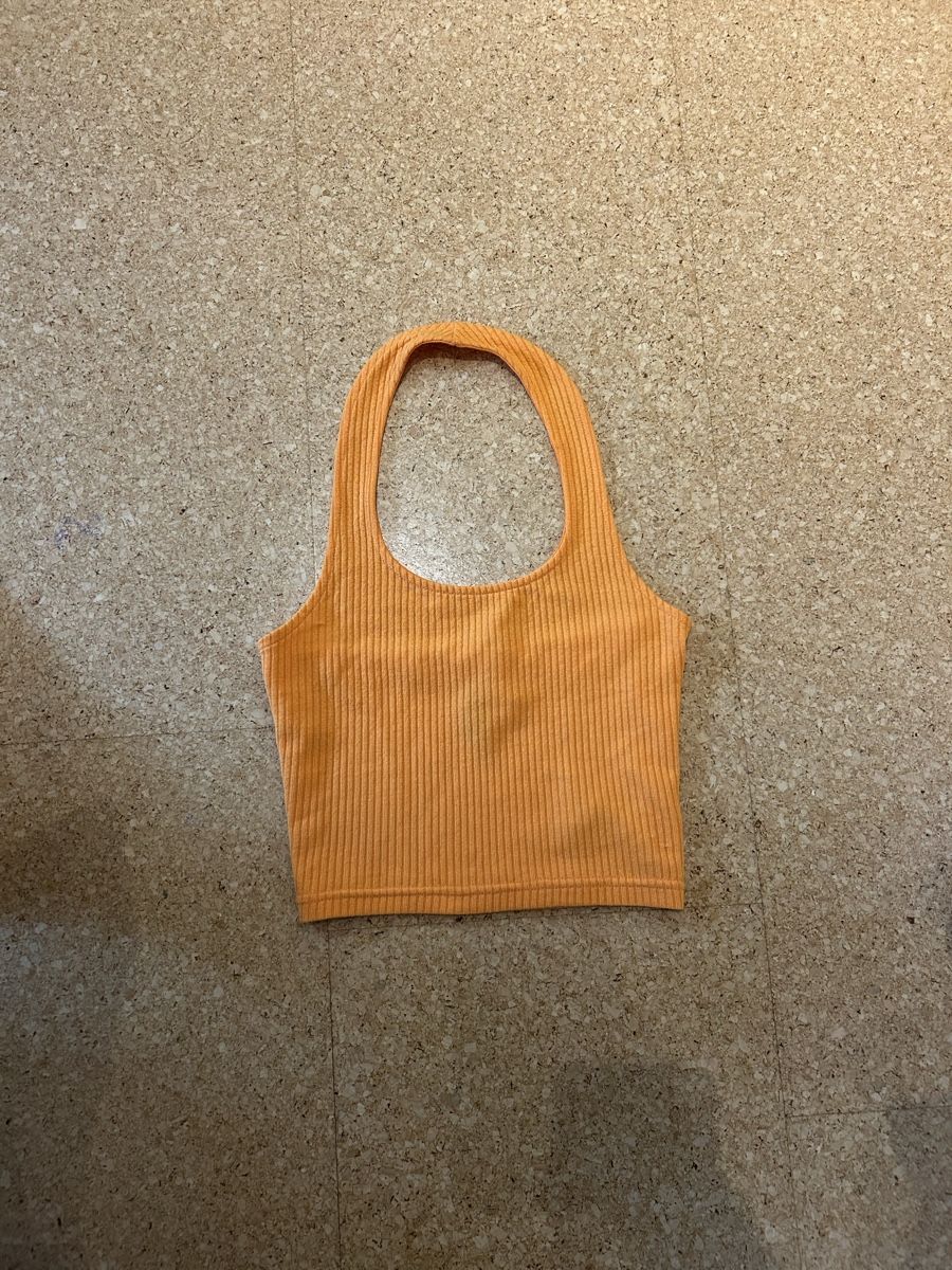 H&M Top: orangenes neckholdertop – Usato da Schmitten FR venduto da let_k9yc
