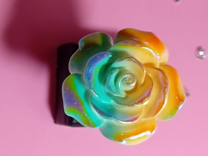 Anelli: modeschmuck ring,,verstellbar,,eine rose – Nuovo (secondo la descrizione) da Basel venduto da bij_5hqd