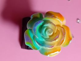 modeschmuck ring,,verstellbar,,eine rose