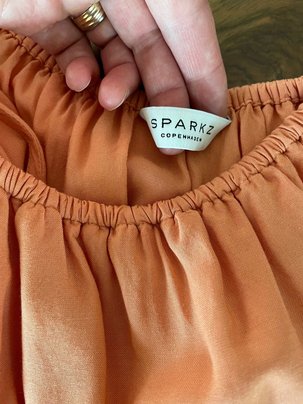 T-shirt: T-Shirt in apricot, Grösse M – Nuovo (secondo la descrizione) da Haslen AI venduto da s176 2