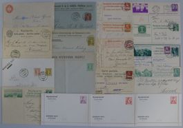 1899-1939, 18 PRIVAT & FIRMEN-Ganzsachen, tolles LOT !
