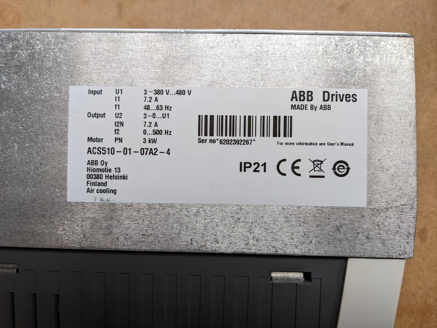 ABB Inverter: Frequenzumrichter ABB ACS510 – Nuovo (secondo la descrizione) da Marly venduto da RetoAebischer 1