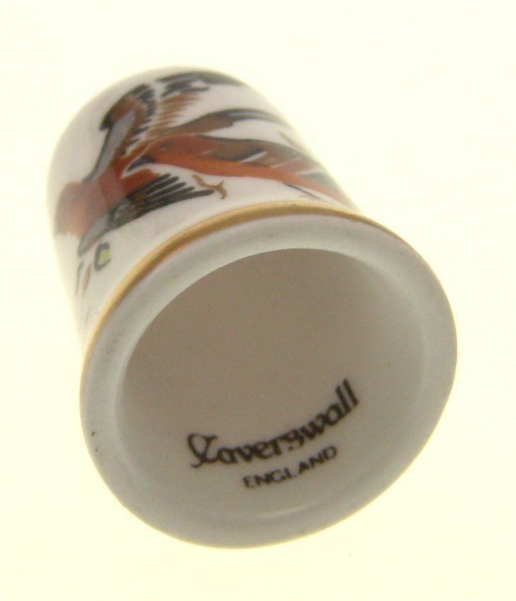 Fingerhüte: Vögel Caverswall England Fingerhut – Gebraucht aus Langenthal von hamster-raeumung 2
