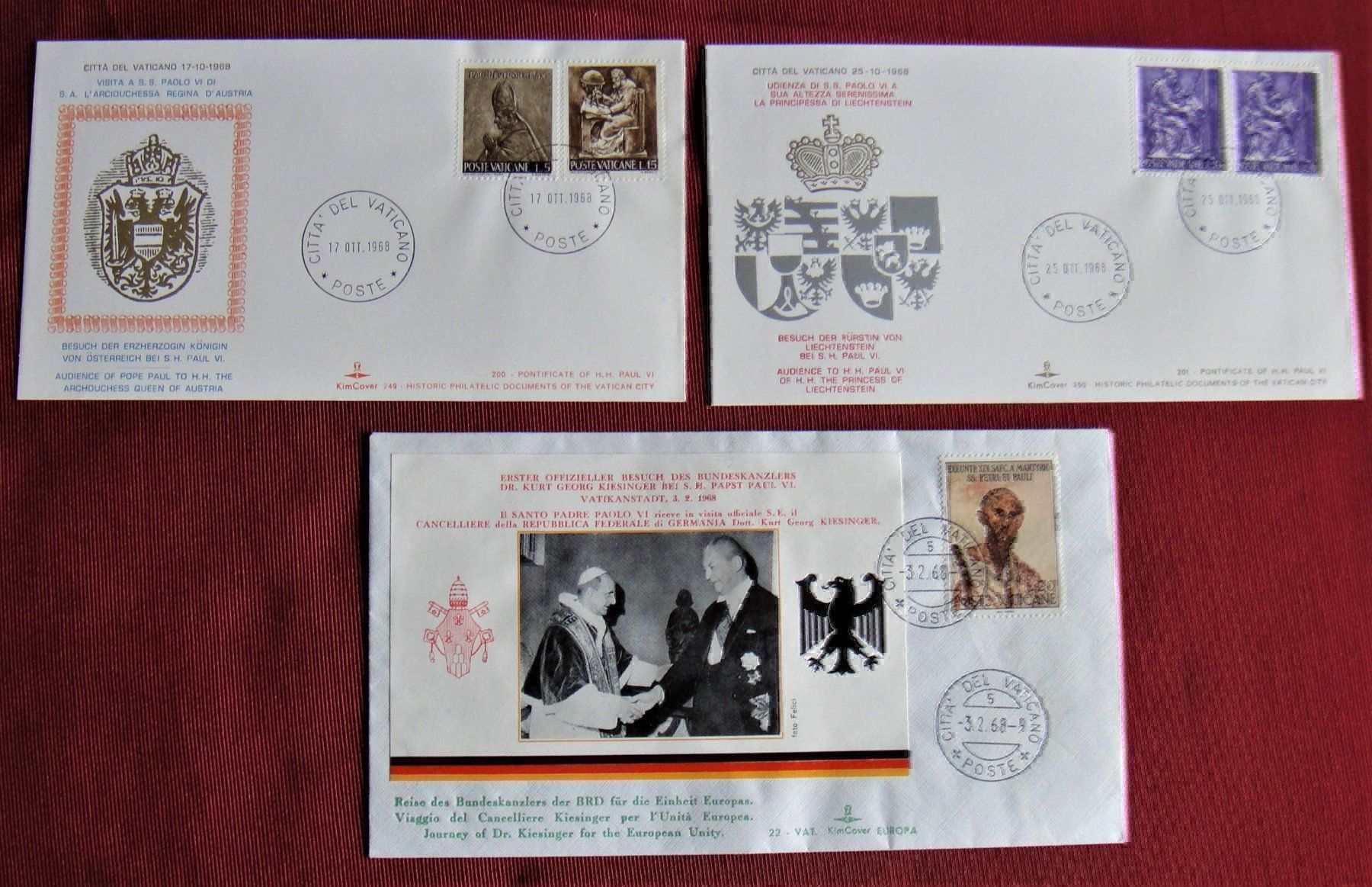 Tous les timbres: VATIKAN  Historic Documents – D'occasion à Dietlikon par Raffy12 4