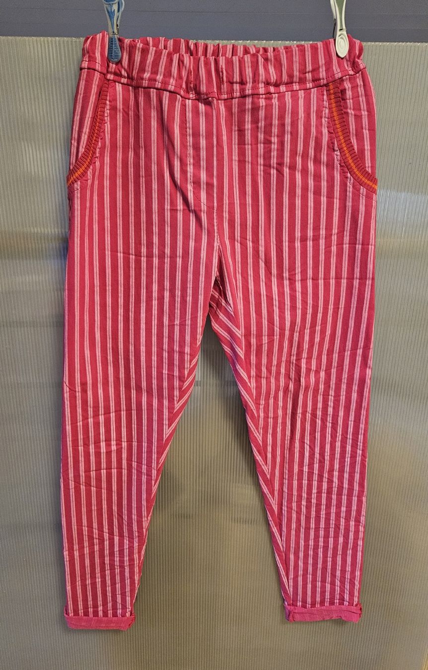 Pantaloni: gestreifte Hose pink - one size - Spendenaktion – Nuovo (secondo la descrizione) da Unterkulm venduto da Beljasch 1