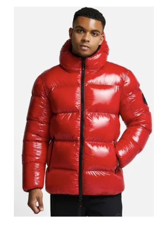 Giacche: Rote Winterjacke Glanz Optik Zavetti Canada neu – Nuovo (secondo la descrizione) da Cham venduto da schupbea03 1