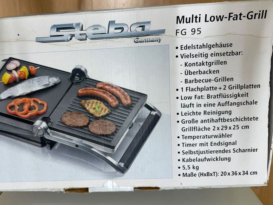 Steba Griglie: Steba Kontaktgrill Edelstahl – Usato da Rütihof venduto da Currie87 1