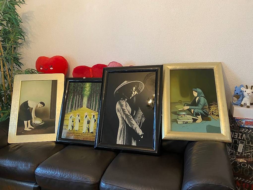 Dipinti: Vend 4 tableaux Vietnamiens – Usato da Martigny venduto da seater 4