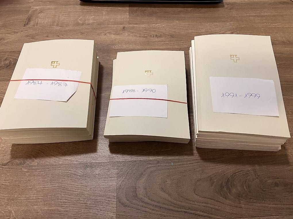 Tutti i francobolli: PTT Briefmarken 1984 bis 1999 – Usato da Gunzgen venduto da Jack_83
