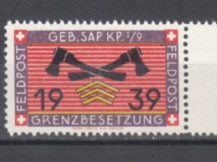Tous les timbres: Sappeure Wi 39 postfrisch – D'occasion à Bürglen TG par StampGraf