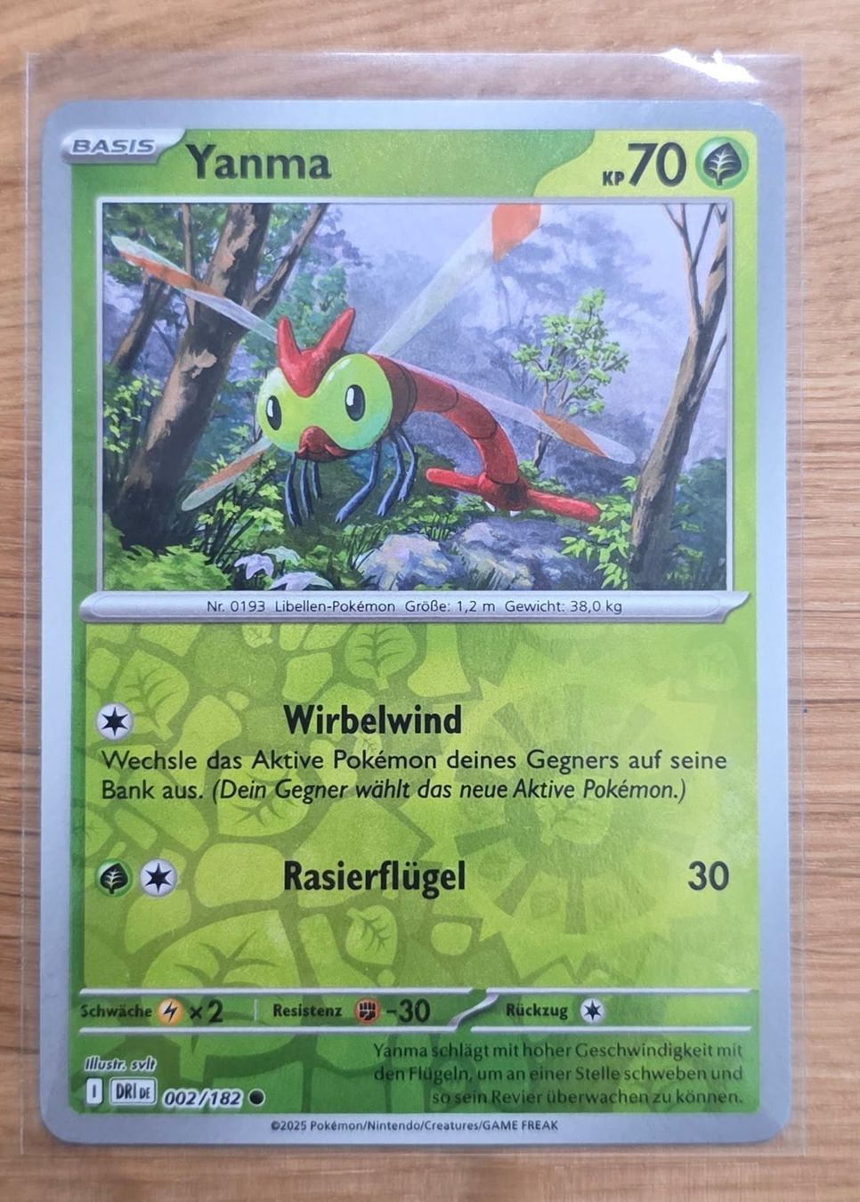 Pokémon Carte collezionabili: Yanma 002/182 – Nuovo (secondo la descrizione) da Arbon venduto da Twist05