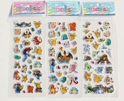 POKEMON GO 3D STICKER - 3D AUFKLEBER - POKEMON STICKERS