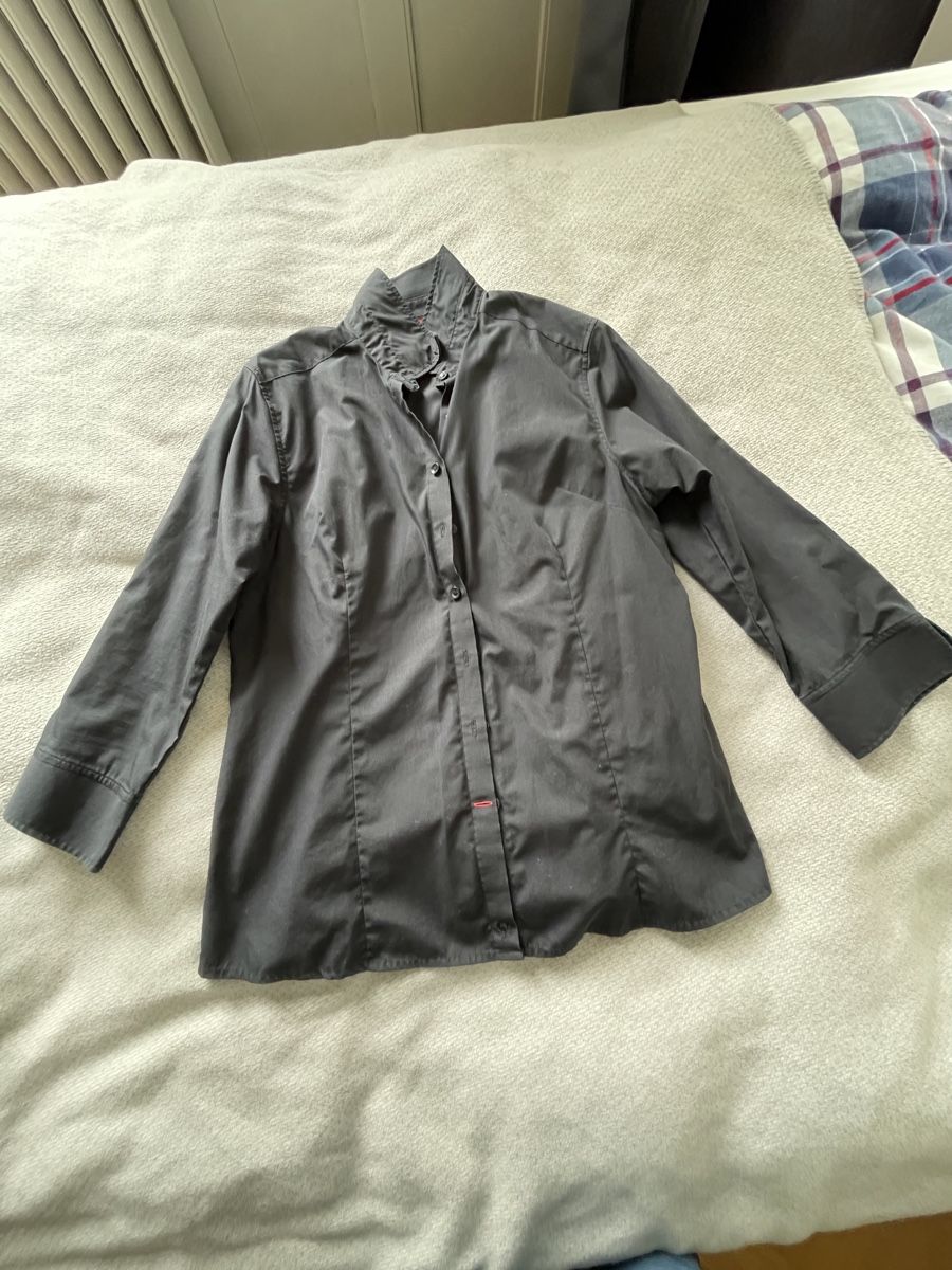 Camicette: Engelbert Strauss Bluse, Schwarz, Gr. 44, Dreiviertelarm – Nuovo (secondo la descrizione) da Ermatingen venduto da anj_9bm5