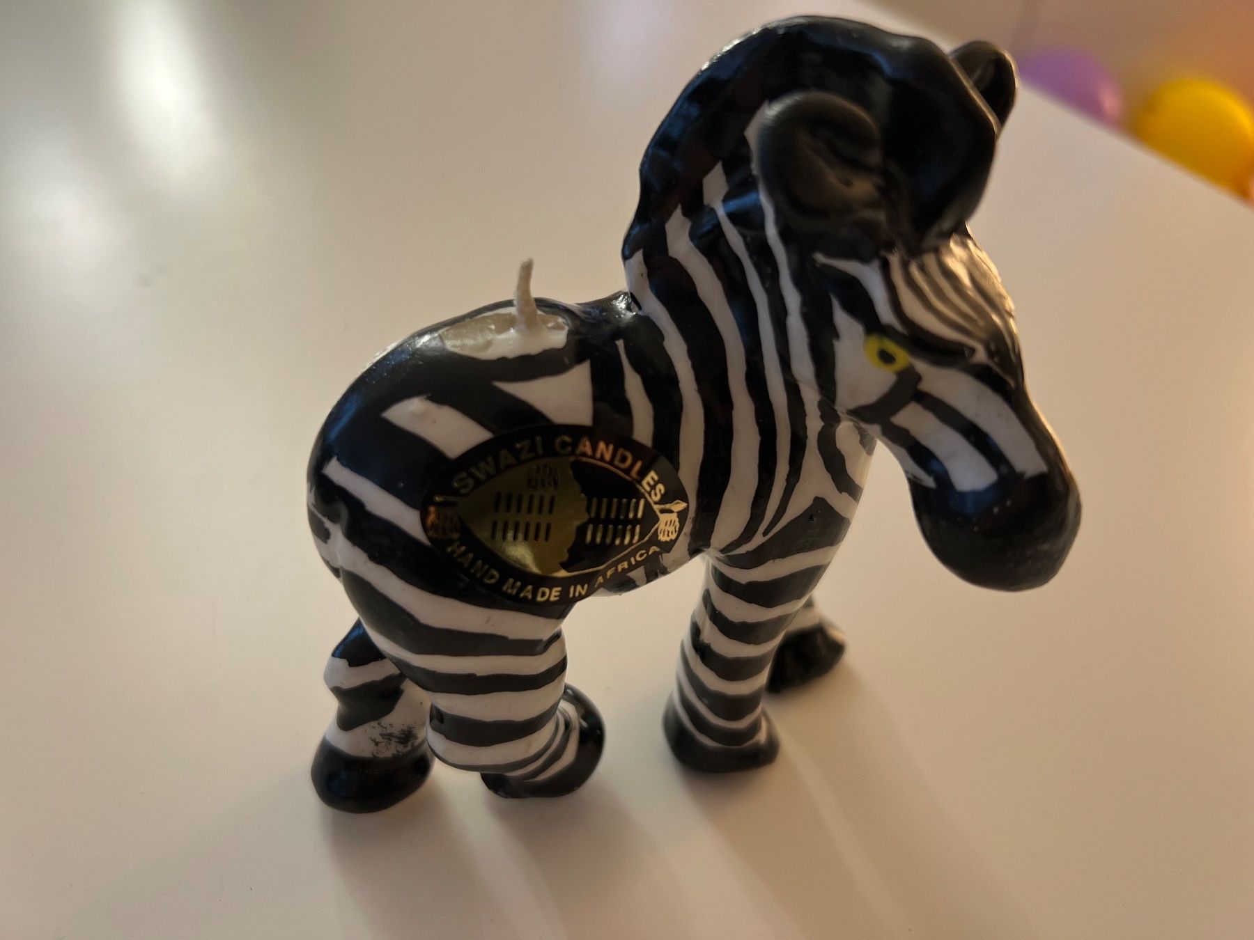 Kerzen: Swazi Candle / Kerze Zebra – Neu (gemäss Beschreibung) aus Thun von Siladi