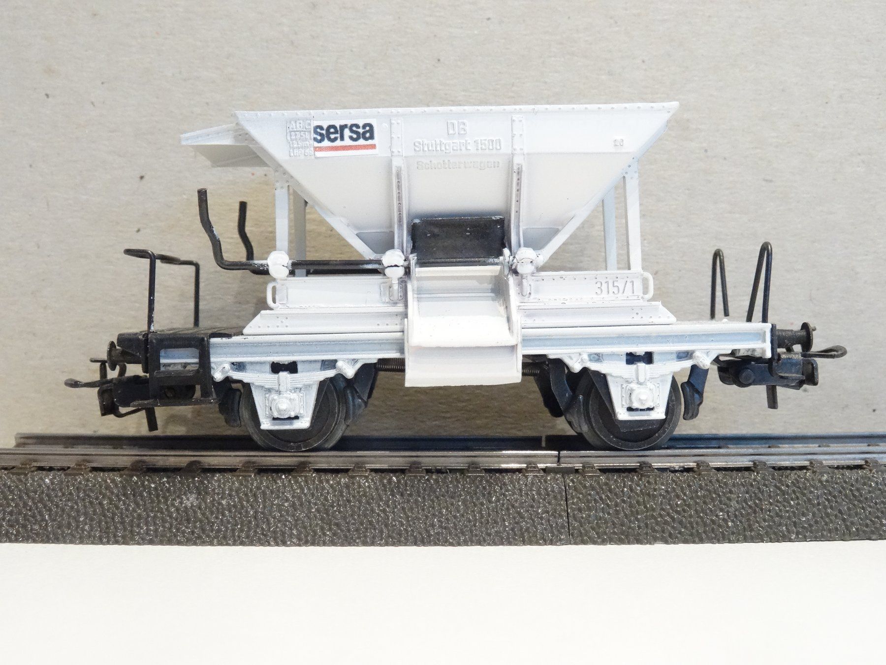 Märklin Modellini di ferrovie: Märklin H0 4610 Kieswagen "sersa" – Usato da Hochdorf venduto da Teger02 1