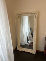 Spiegel weiss antik Stil mit Verzierung 160x80 cm