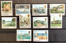 1984 Guernsey -GB- Ansichten von Guernsey Satz **