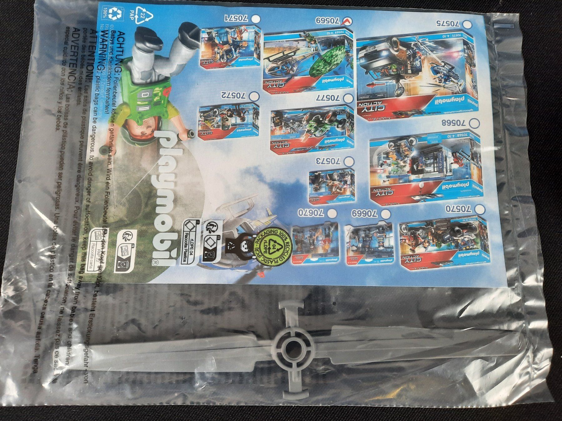 Playmobil Giocattoli: PLAYMOBIL City Action Polizei-Hubschrauber – Nuovo (secondo la descrizione) da Beinwil am See venduto da Restwert_Beinwil 6