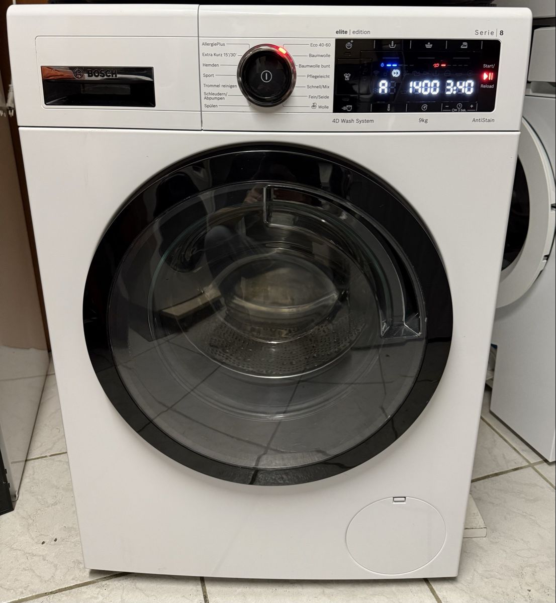 Bosch Waschmaschinen: Bosch 9Kg Waschturm Elite Edition A+++ 2023 – Neu (gemäss Beschreibung) aus Kilchberg ZH von Rei_9 7