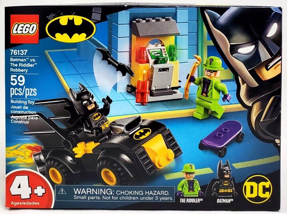 Lego Kit di costruzioni: LEGO DC COMICS SET 76137 BATMAN VS THE RIDDLER ROBBERY NEW – Nuovo e nell'imballaggio originale da Matzendorf venduto da HaiNakamoto