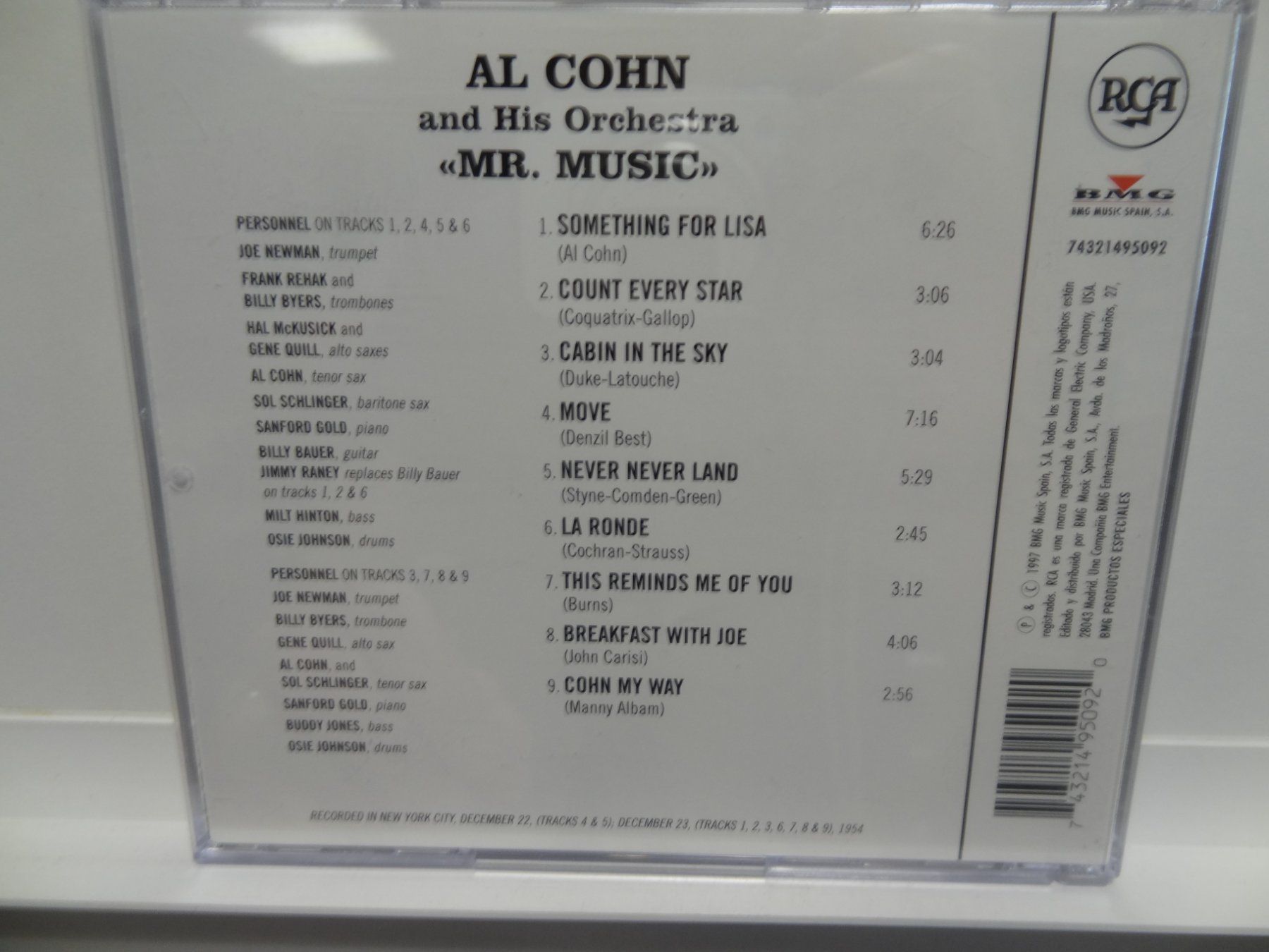 CD: Al Cohn, Mr. Music – Usato da luzern venduto da musicandart 1