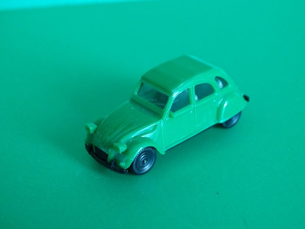 Modèle Réduit Herpa 1/87 Citroën 2CV6 Taxi - Édition Limitée Salon Du Jouet 1996