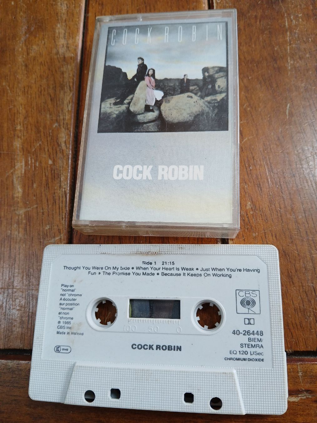 Kompaktkassetten: cock robin (tape) – Gebraucht aus St-Cergue von VeganWarrior