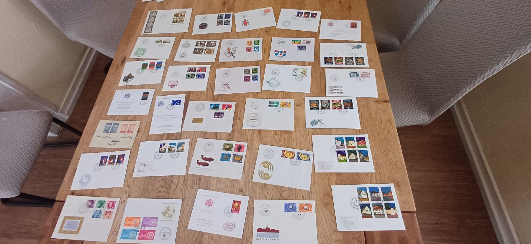 Alle Briefmarken: 137 Sonderbriefe  – Gebraucht aus Flawil von Naphtali 4
