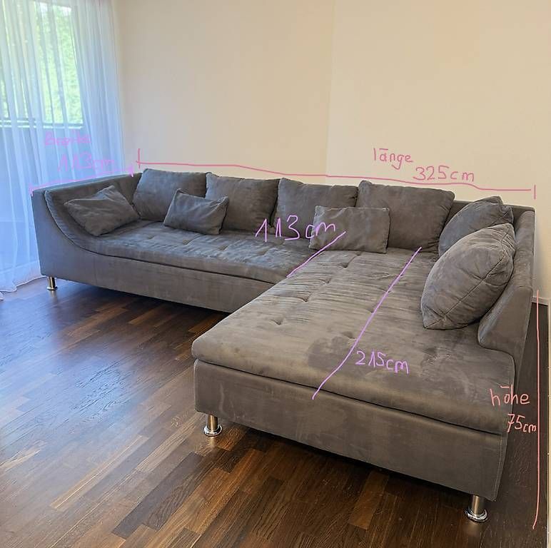 Sofas: Ecksofa in Grau – Gebraucht aus Grafstal von Tharany0