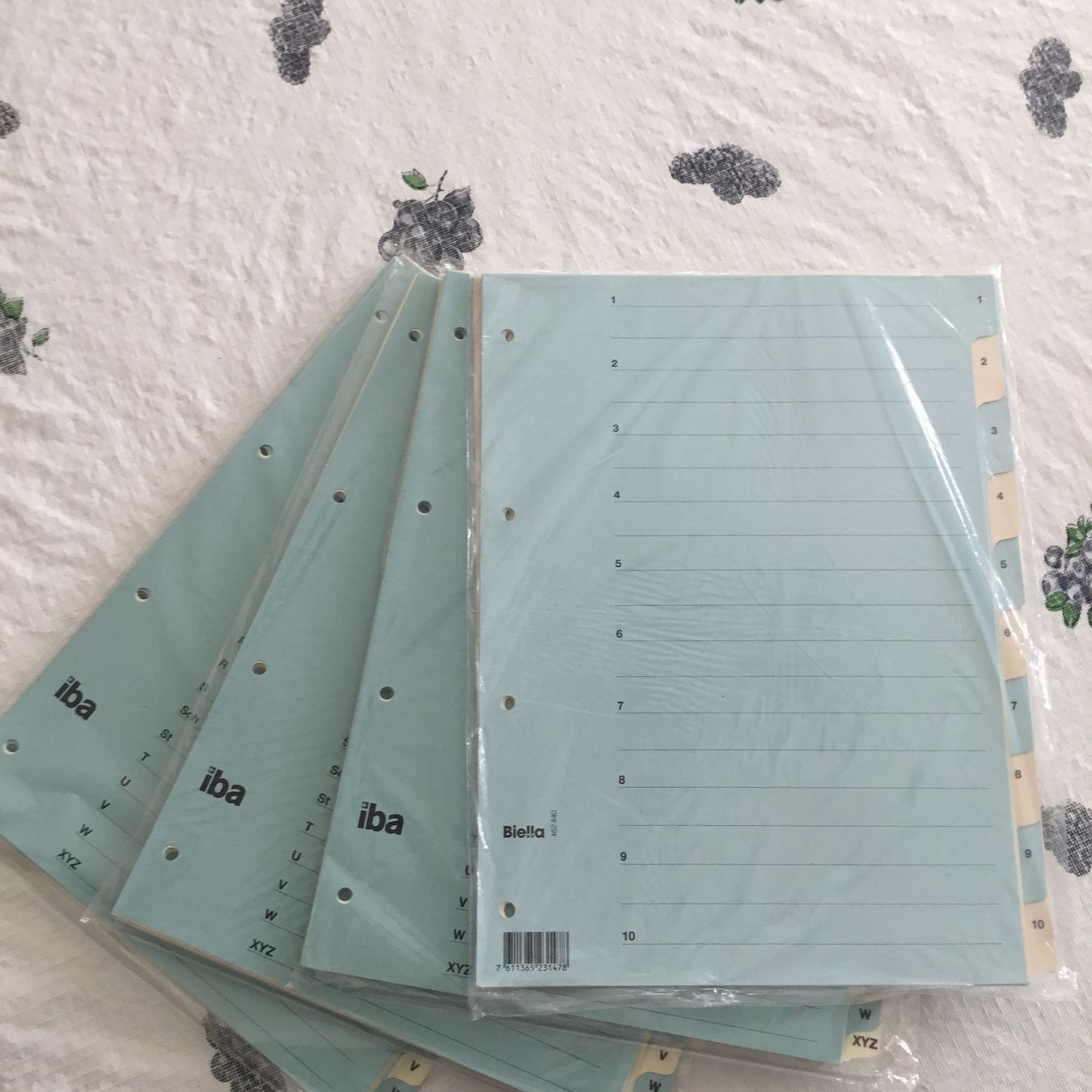Raccoglitori: Register A4 - 6Stk. Neu Original verpackt – Nuovo e nell'imballaggio originale da Blauen venduto da sternchen66