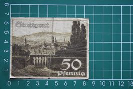 currency emergency money germany stuttgart 50 pfennig 1924